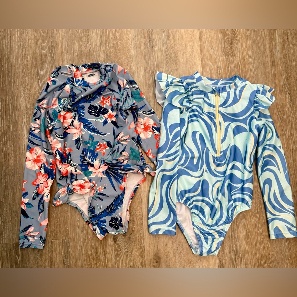 4T Rash guard Set Of Bathing Suits